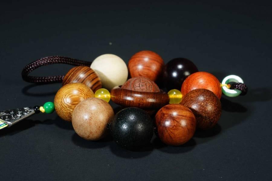 上海都达杂项专场十七（全场包邮） 天然多宝珠2.0招财进宝流苏车挂87-274