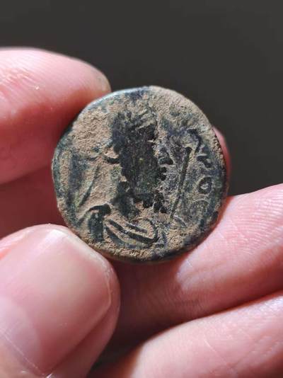 星盘世界钱币一月三十一日丝绸之路 - 世界古典币专场 - 稀有！罗马美索不达米亚附属国 艾德萨国王 马可奥勒留 161-180年 铜币 美索不达米亚上游名城 中东原味沙漠坑