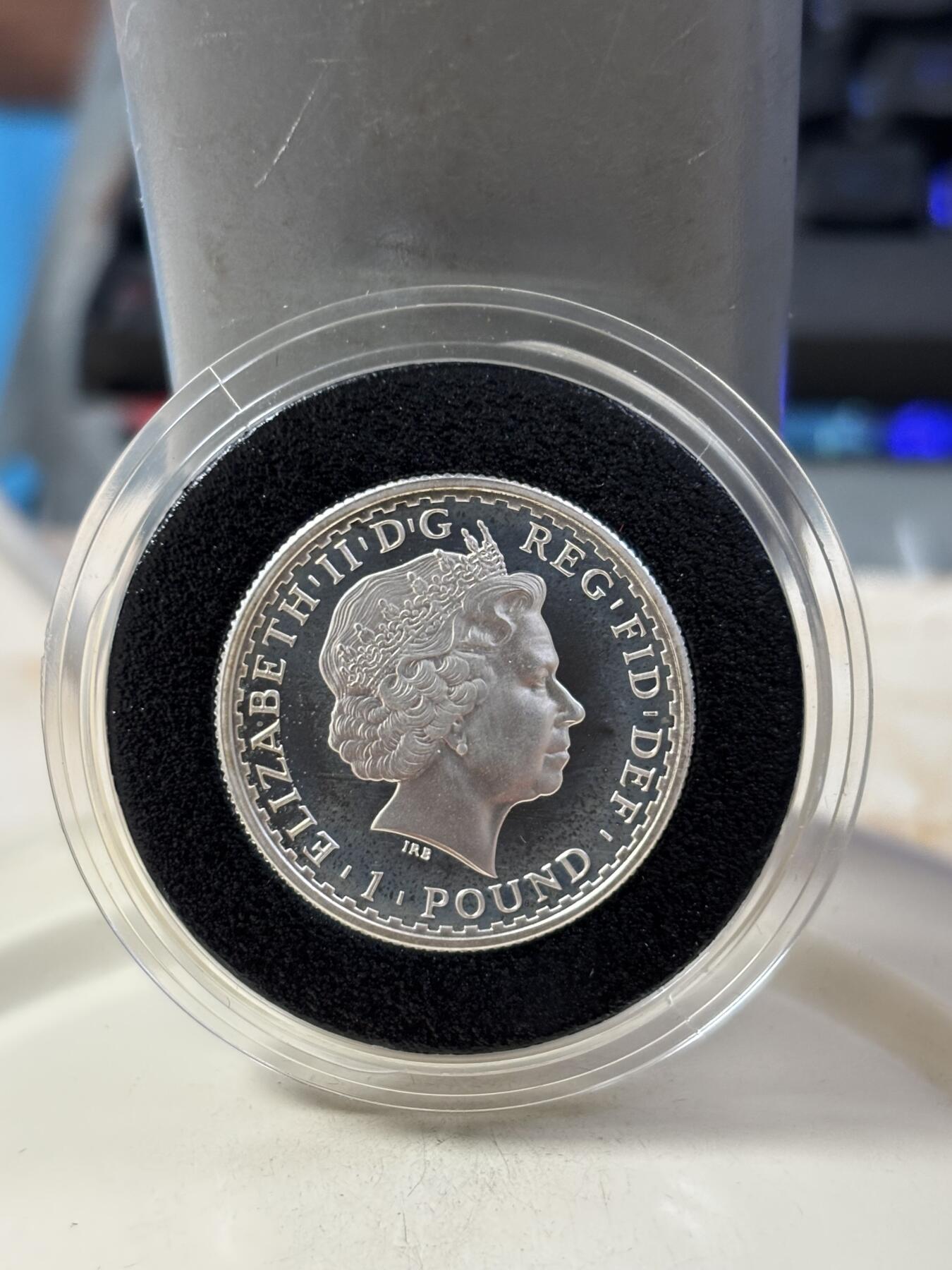 第189期拍卖 英国2009年不列颠尼亚女神投资精制纪念银币4枚，958银，32.5克/16.22克/8.11克/3.24克，发行2500套