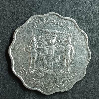 逸泉钱币2026第十五场世界钱币纪念币纸钞A883-1213A - 1029 牙买加10元硬币