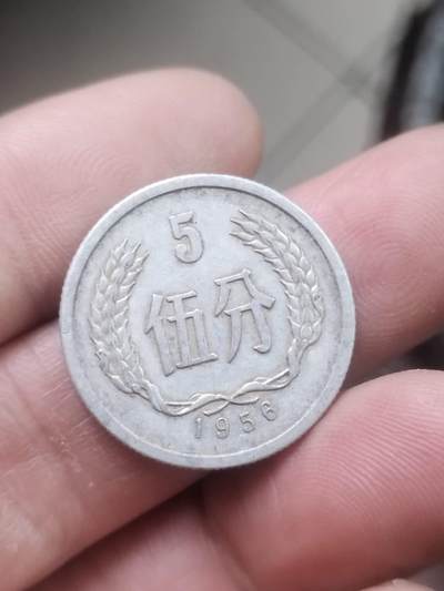 小小小钱币 - 1956年五分。