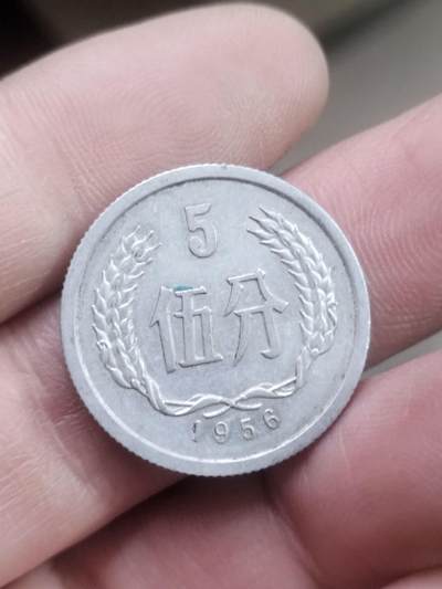 小小小钱币 - 1956年五分。