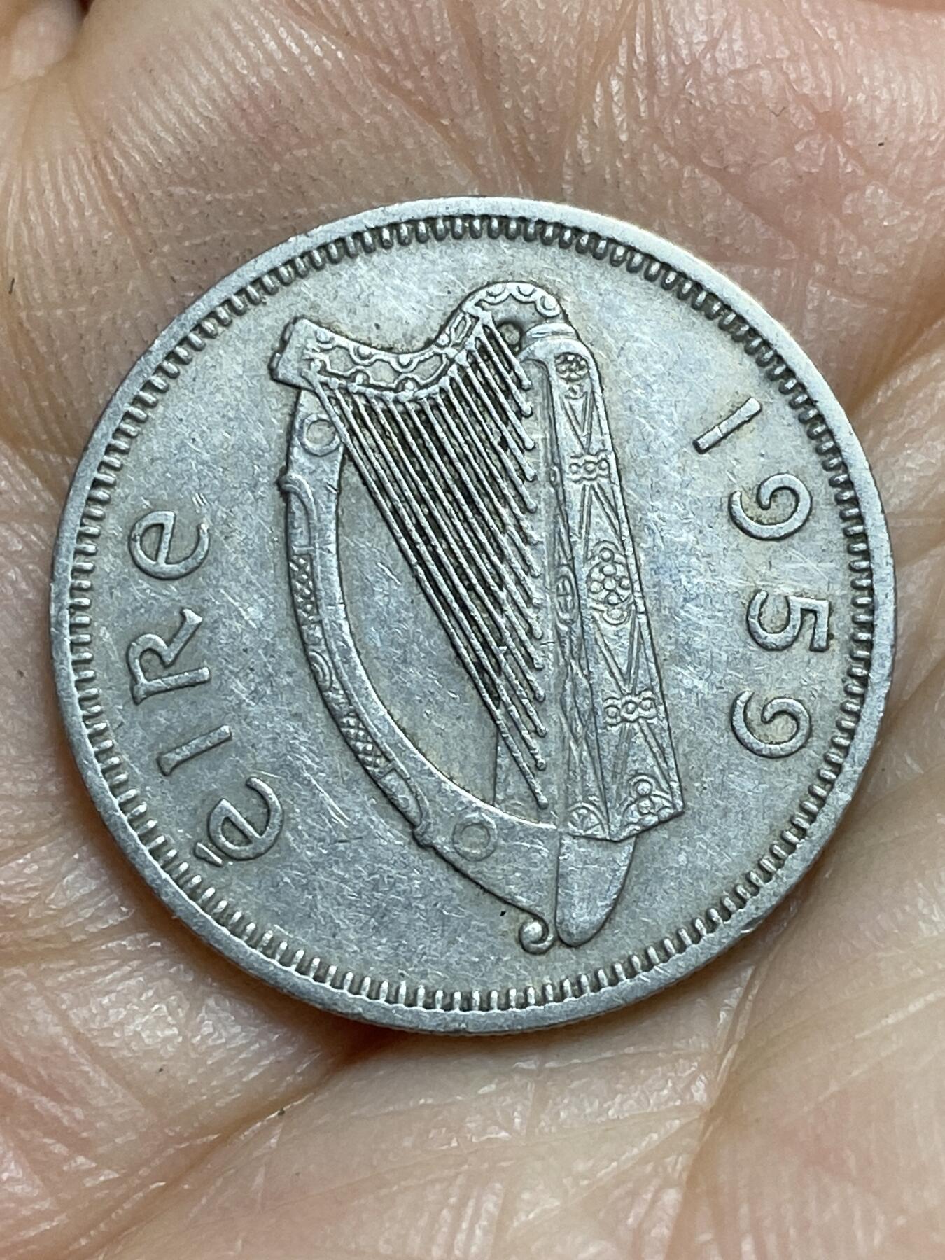 2026年第十四场(总第一百八十三场）外国好品散币场(免佣金) 爱尔兰🇮🇪1959年1先令(共和国时期第一套第二版)