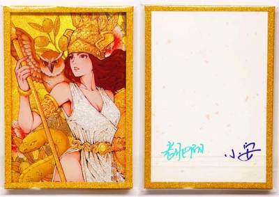 卡有江湖粉丝专场第七期（持续收拍，送拍联系我哦） - 【小安老肥阳亲签 A款】小花瓣雅典娜 10×7cm亚克力小色纸