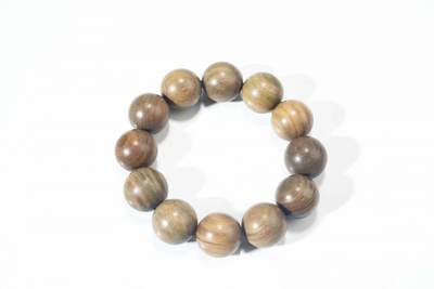 上海都达杂项专场十七（全场包邮） - 天然绿檀木2.0圆珠手串87-272