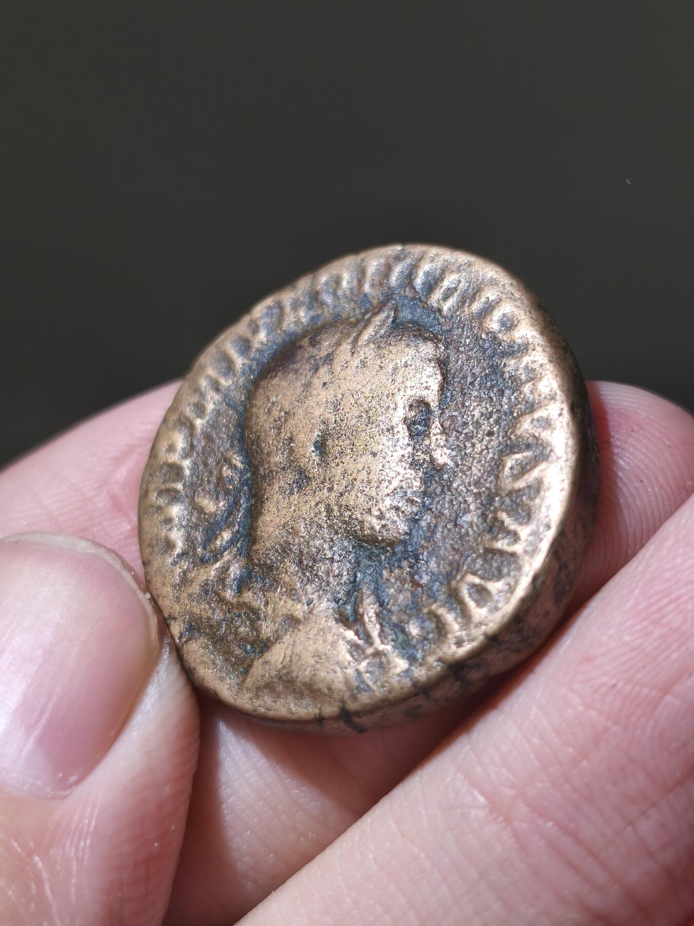 星盘世界钱币一月三十一日古典币专场 罗马帝国 公元247–249年 菲利普二世 赛斯特提大铜币，249年在罗马厂打制