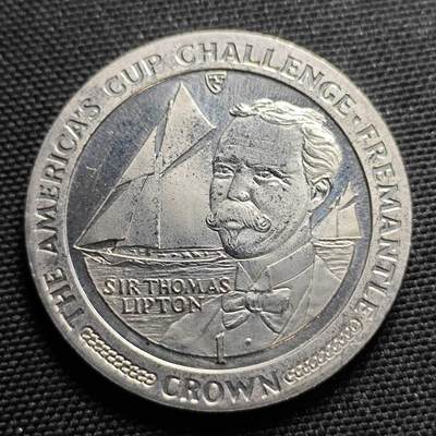 KK钱币收藏小铺  第400期  百期特拍（四拍之四）2月预留时间 周末发货 -  1987马恩岛1克朗纪念币