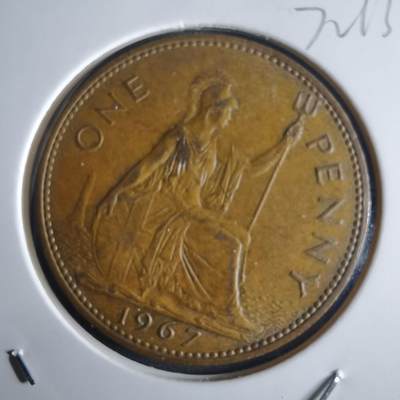 沼泽如烟--第972场 - 英国1967年1便士