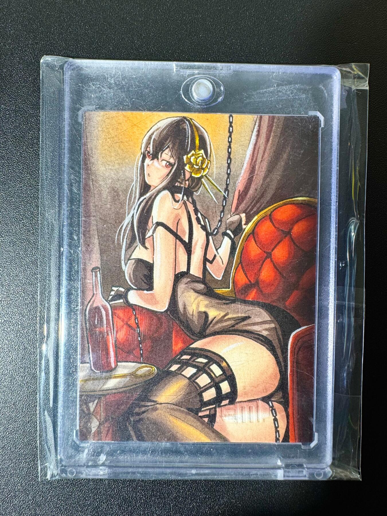 NO.22 好又多金牌大场，年前倒数第3期！每周一站式配齐，方便凑单！（周6晚9点截拍，卖家送拍0抽成！） 【1/1手绘卡】中日美加 六大hit画师jnsm 妩媚少女【黛眼含娇，风姿婉媚】