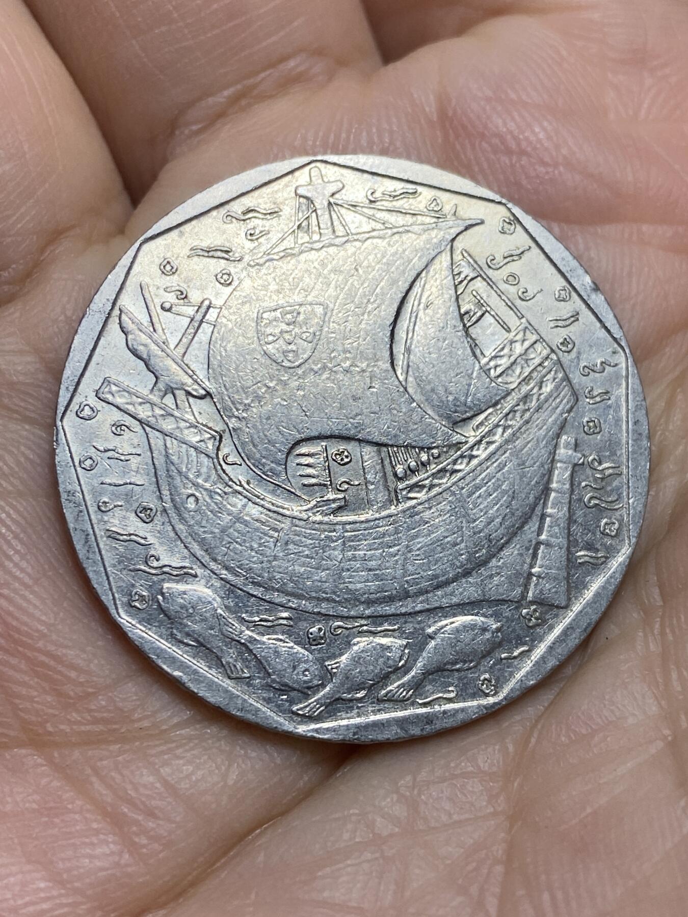 2026年第十四场(总第一百八十三场）外国好品散币场(免佣金) 葡萄牙🇵🇹1989年50埃斯库多(共和国时期第六套)