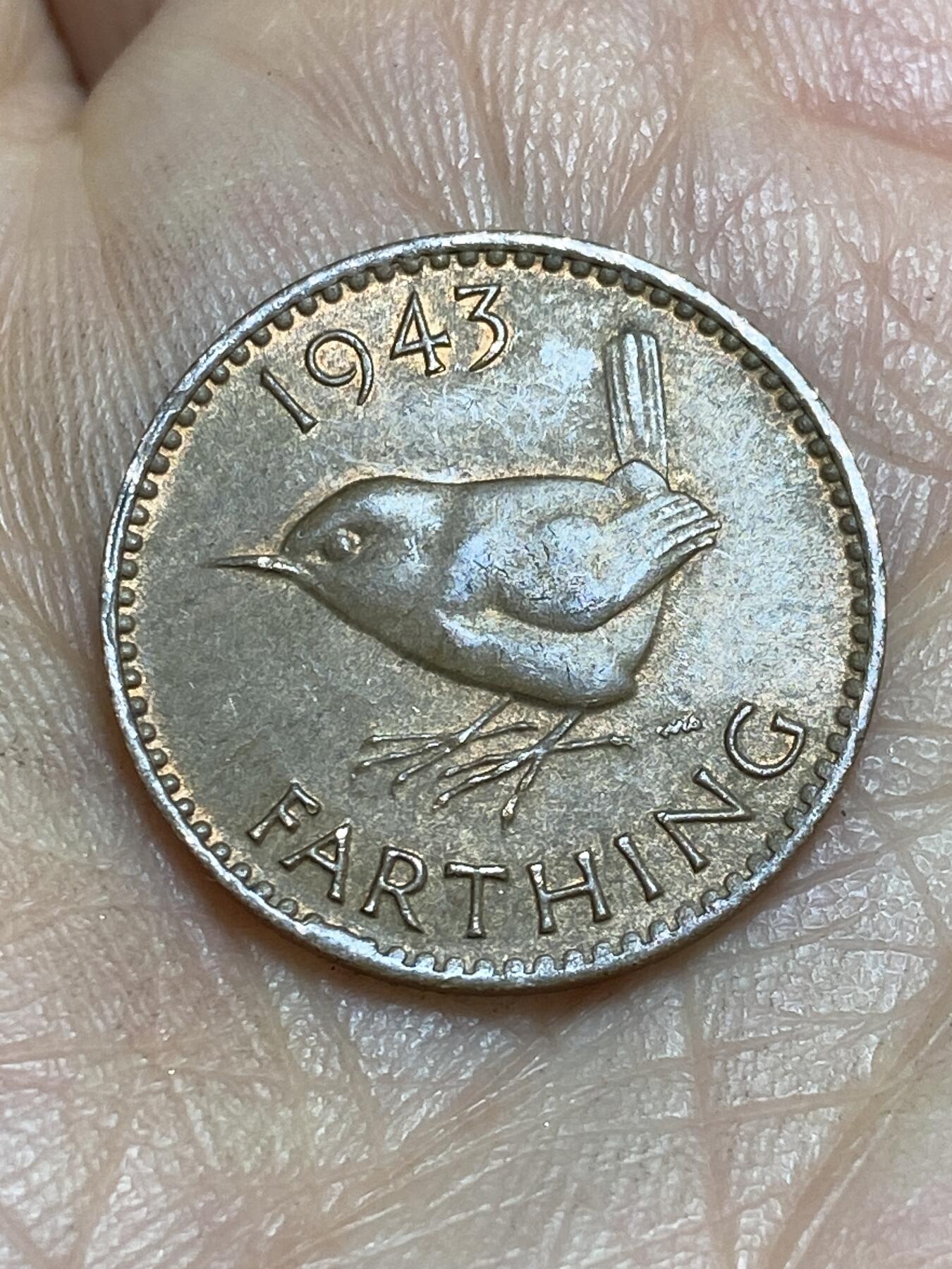 2026年第十四场(总第一百八十三场）外国好品散币场(免佣金) 英国🇬🇧1943年1法新(乔治六世第一版)