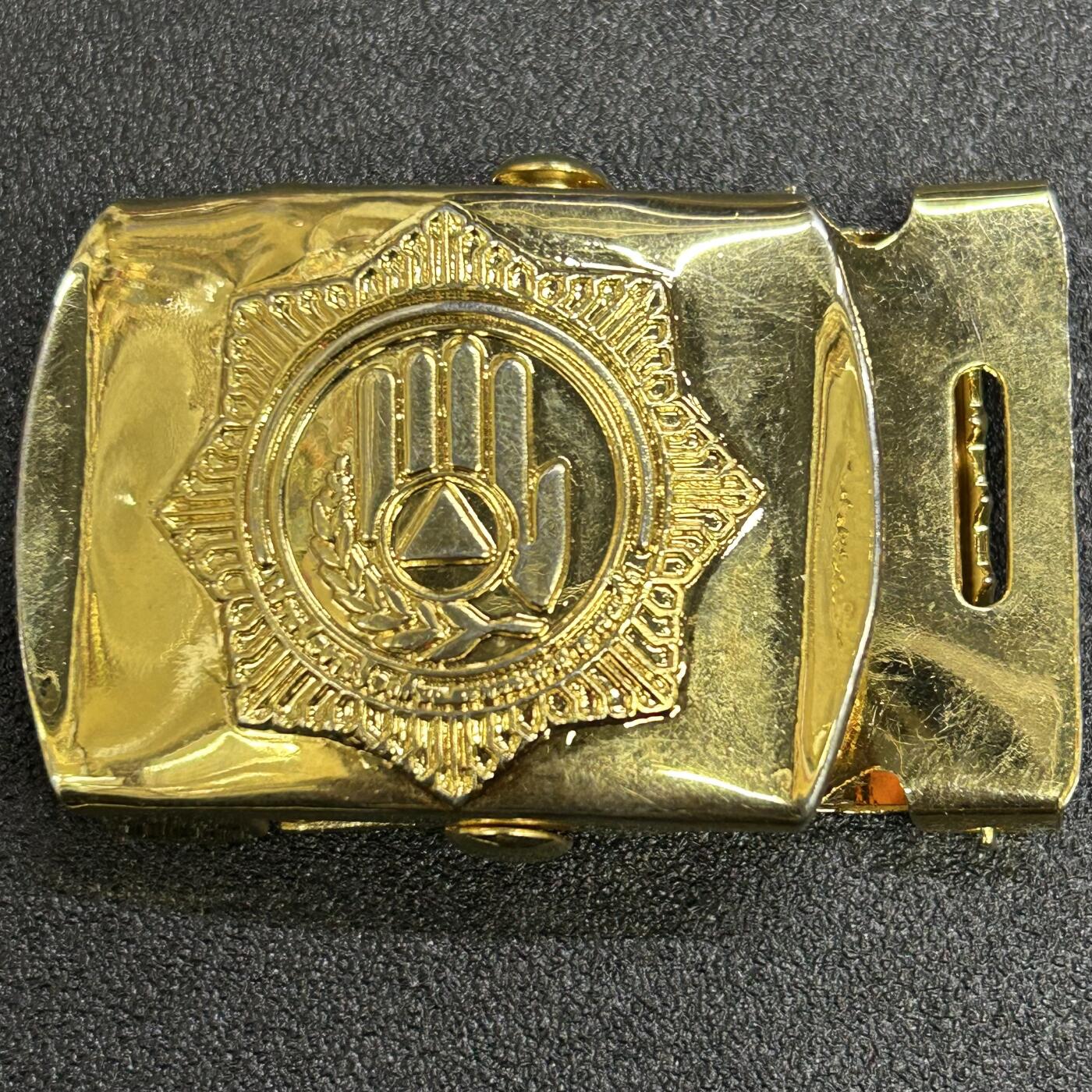 西秦中古拍卖第七十四期 泰国民防武装腰带扣 少见