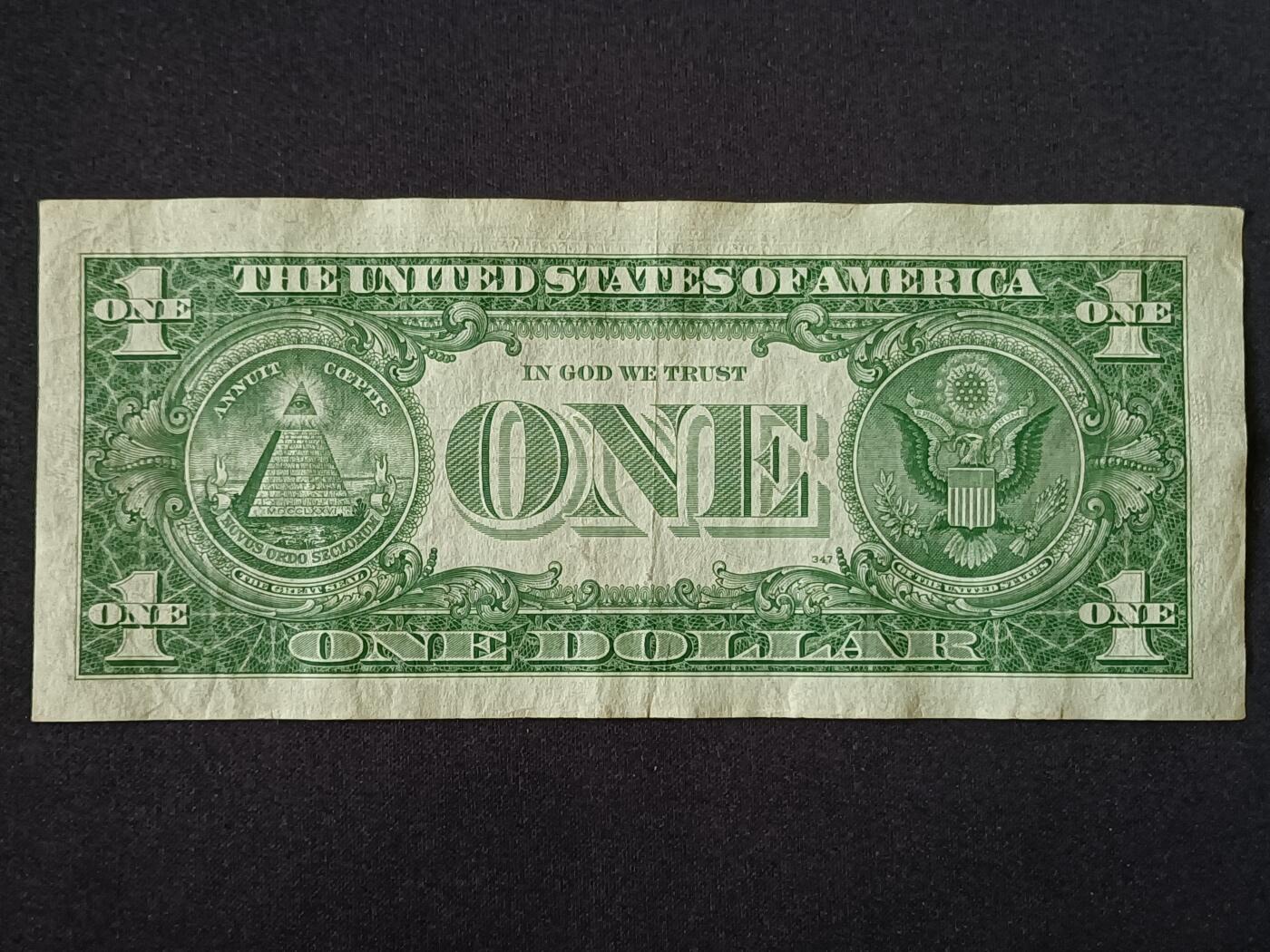 【游宝包邮场】乙巳蛇年第111期 周六集拍 美国-1美元【SERIES-1957A 蓝库印 流通品相】