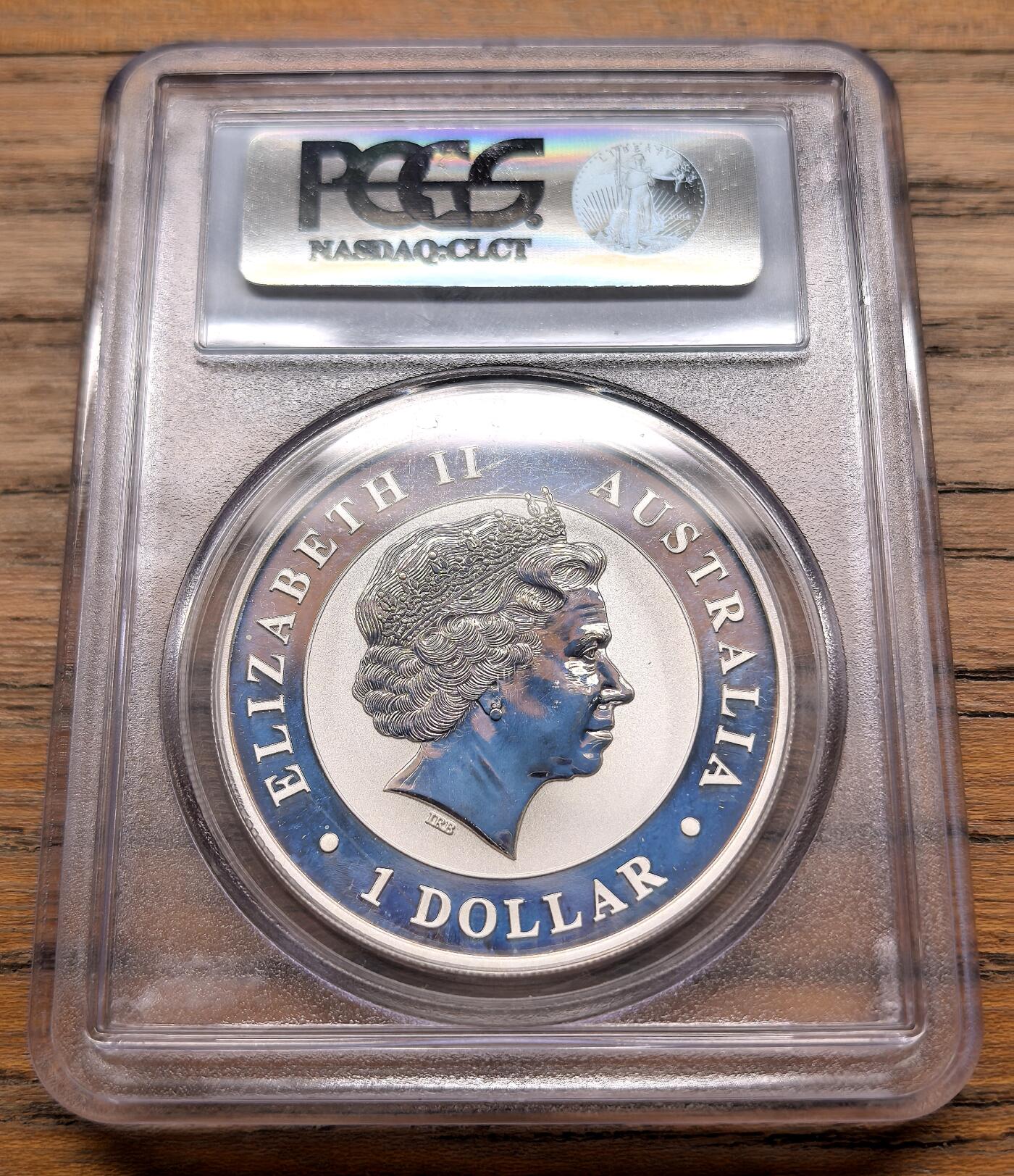 凡希社世界钱币微拍第三百十九期 2011P澳大利亚珀斯厂铸考拉1盎司大银PCGS-SP69