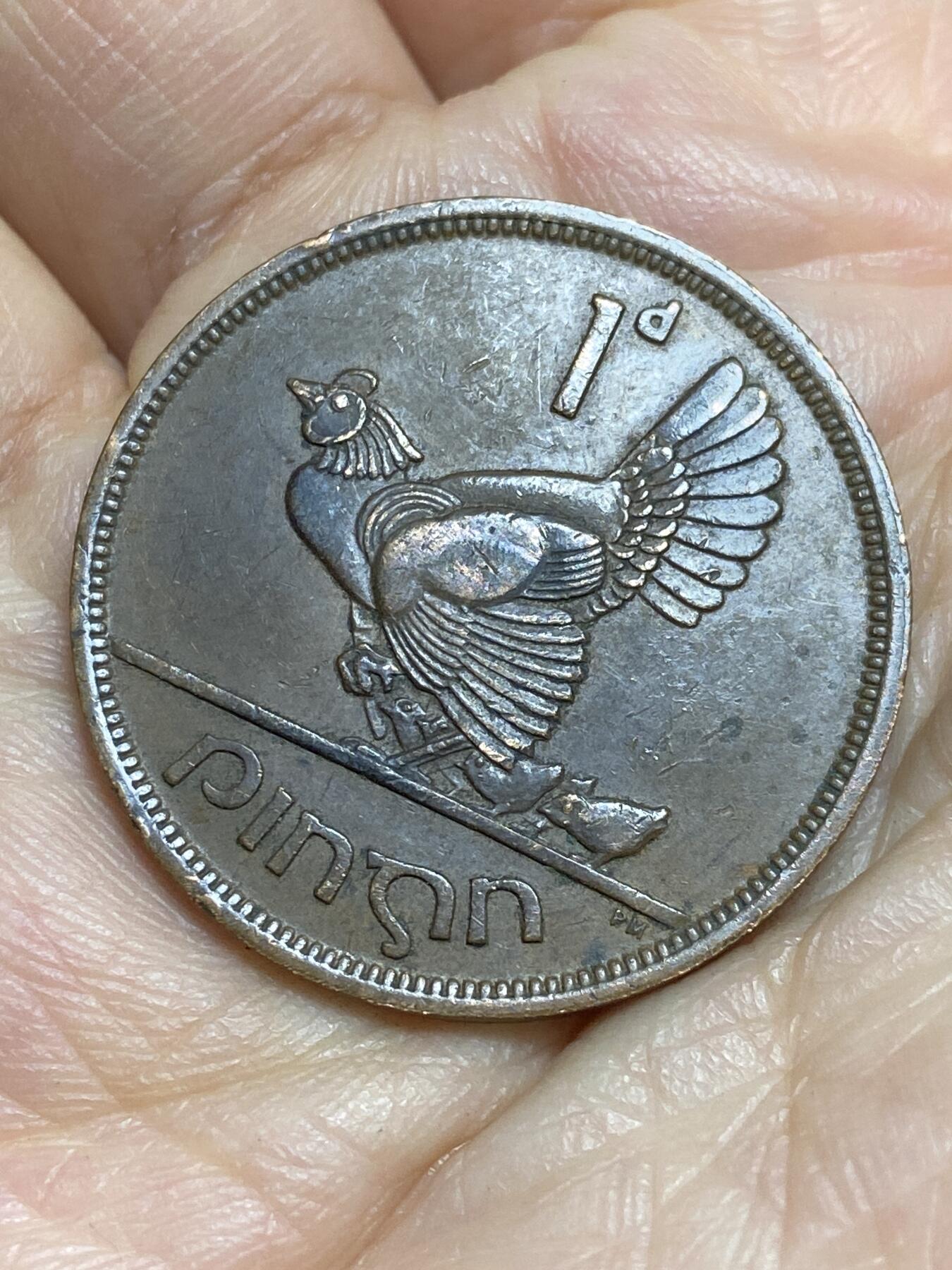 2026年第十四场(总第一百八十三场）外国好品散币场(免佣金) 爱尔兰🇮🇪1942年1便士(共和国时期第一套)