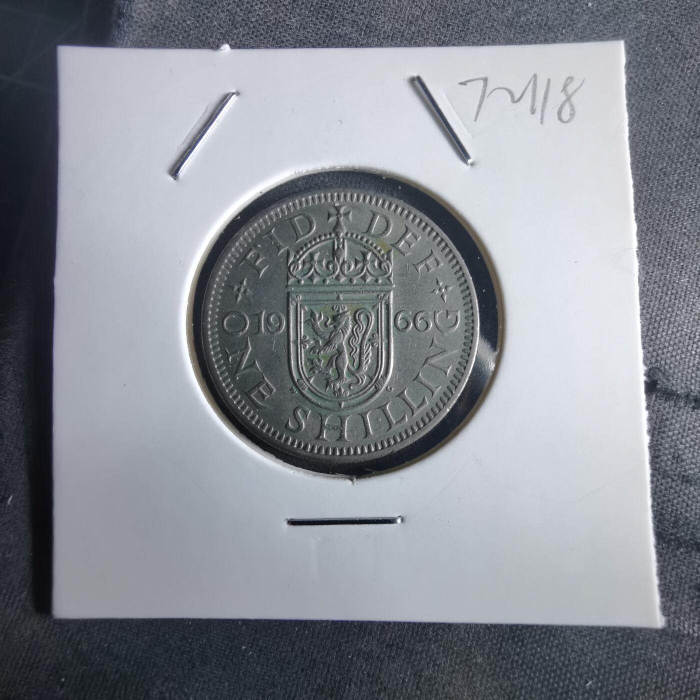 沼泽如烟--第972场 英国1966年1先令