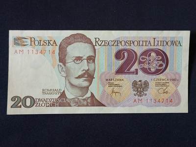 【游宝包邮场】乙巳蛇年第111期 周六集拍 - 波兰-20兹罗提【1982年 全新UNC-】