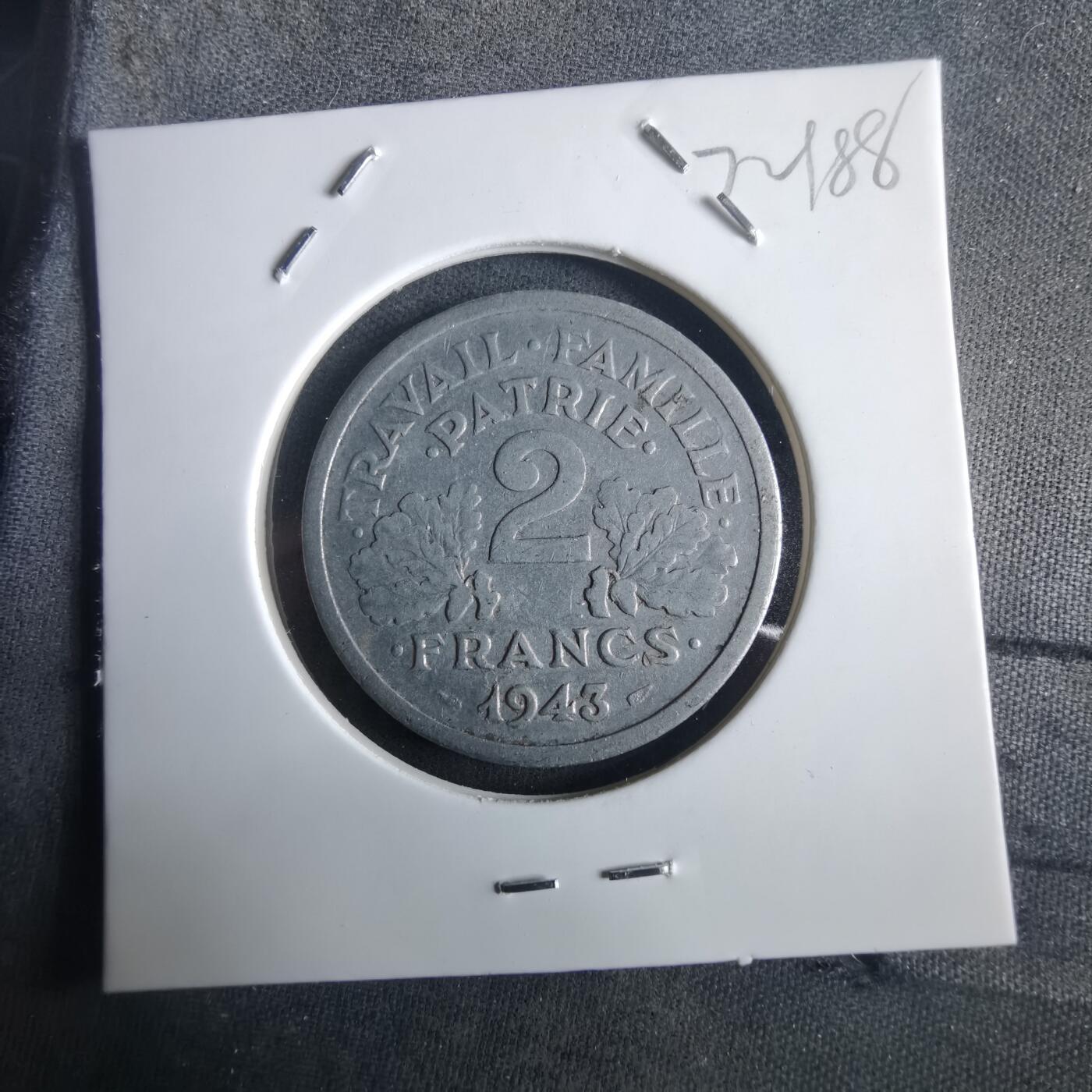 沼泽如烟--第972场 法国1943年2法郎