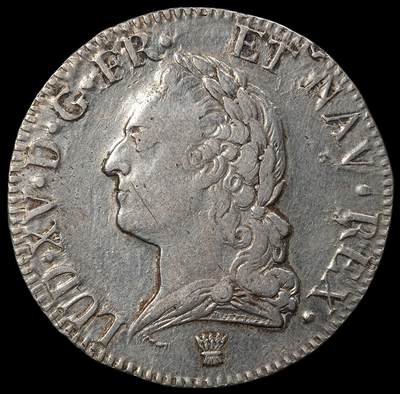 修遠堂世界钱币第102期 - 1772年法国1埃居大银币，29.06g