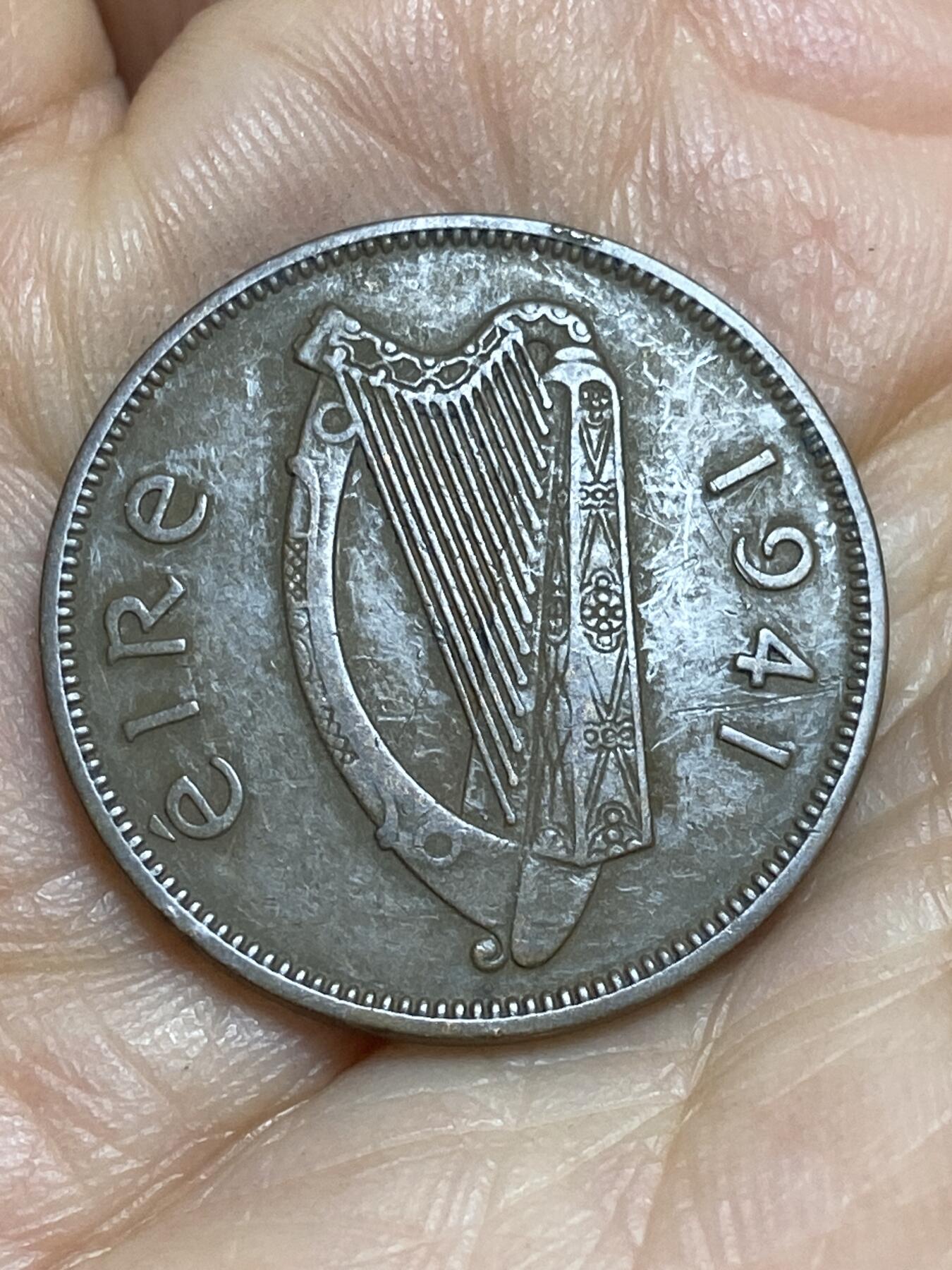 2026年第十四场(总第一百八十三场）外国好品散币场(免佣金) 爱尔兰🇮🇪1941年1/2便士(共和国时期第一套)