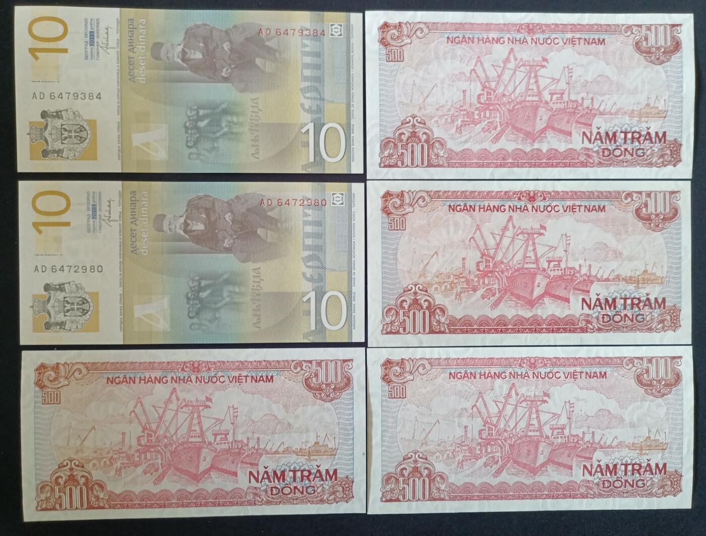 【游宝包邮场】乙巳蛇年第111期 周六集拍 塞尔维亚 越南 UNC/UNC-