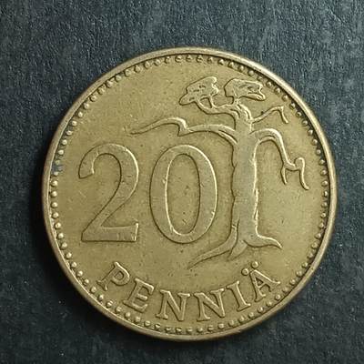 逸泉钱币2026第十五场世界钱币纪念币纸钞A883-1213A - 1037 芬兰20芬尼