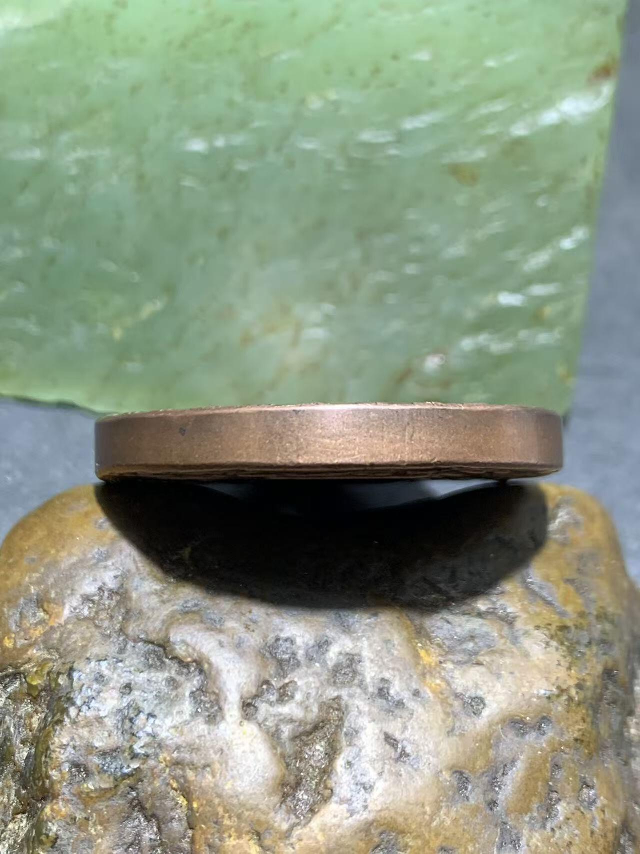 精美紫铜地藏王护身牌一个