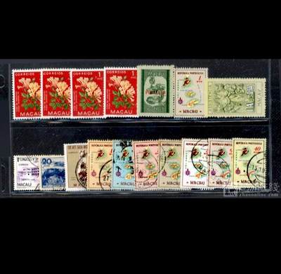 $宁静致远$ 2026年1月中国邮票拍卖 - 澳门邮票新旧混17枚