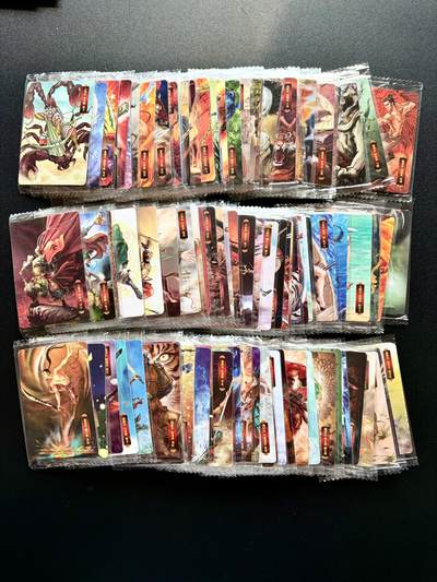 NO.22 好又多金牌大场，年前倒数第3期！每周一站式配齐，方便凑单！（周6晚9点截拍，卖家送拍0抽成！） - 【怀旧经典】华丰魔法士 水浒英雄传 2023摩点众筹怀旧版手绘水浒卡 金边套卡108张原袋