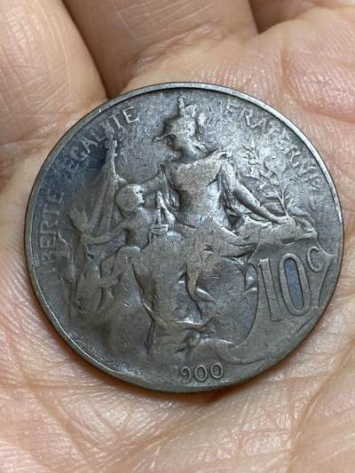 2026年第十四场(总第一百八十三场）外国好品散币场(免佣金) - 法兰西第三共和国1900年10生丁