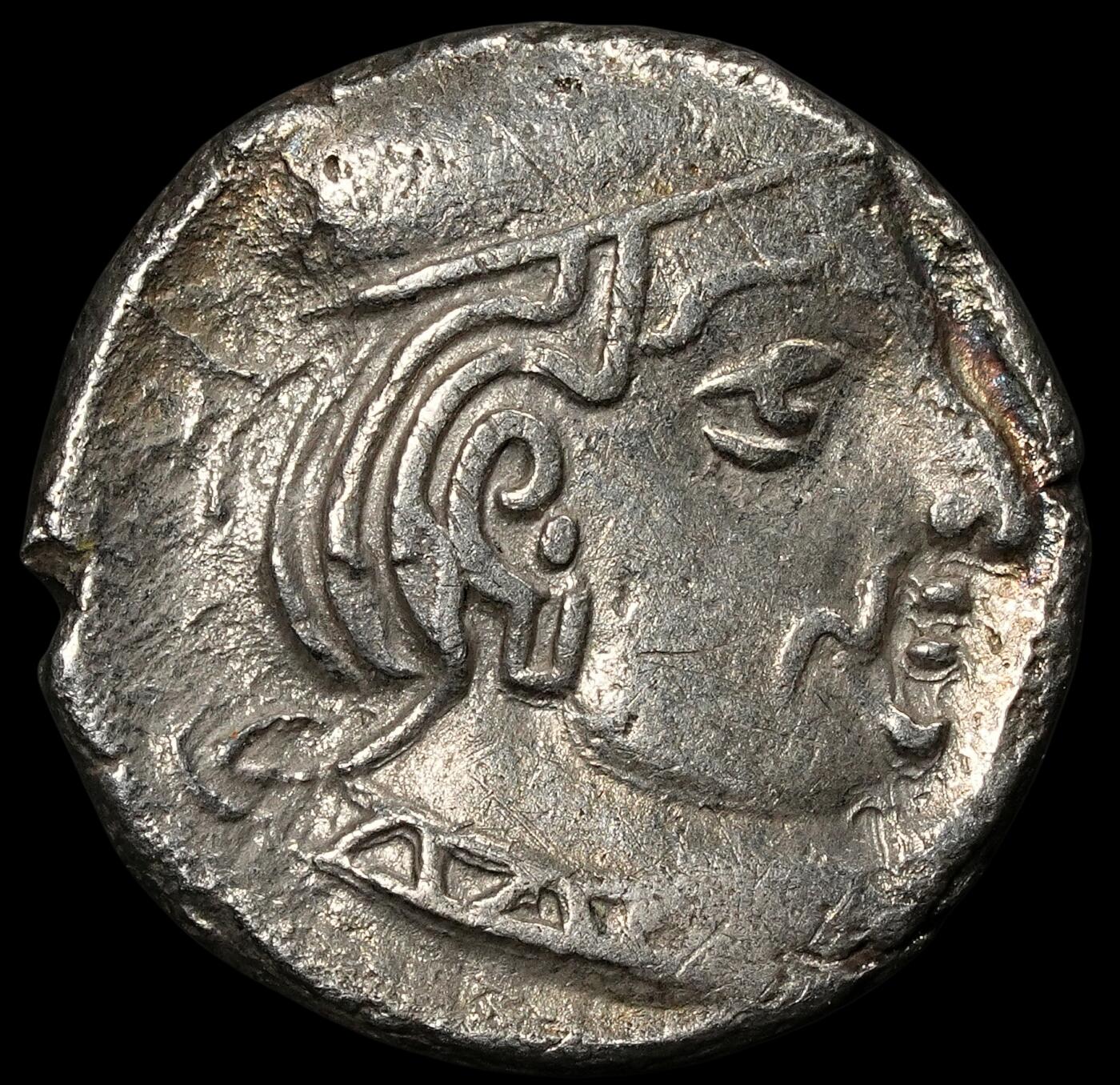 修遠堂世界钱币第102期 古印度-西郡太守银币，2.16g