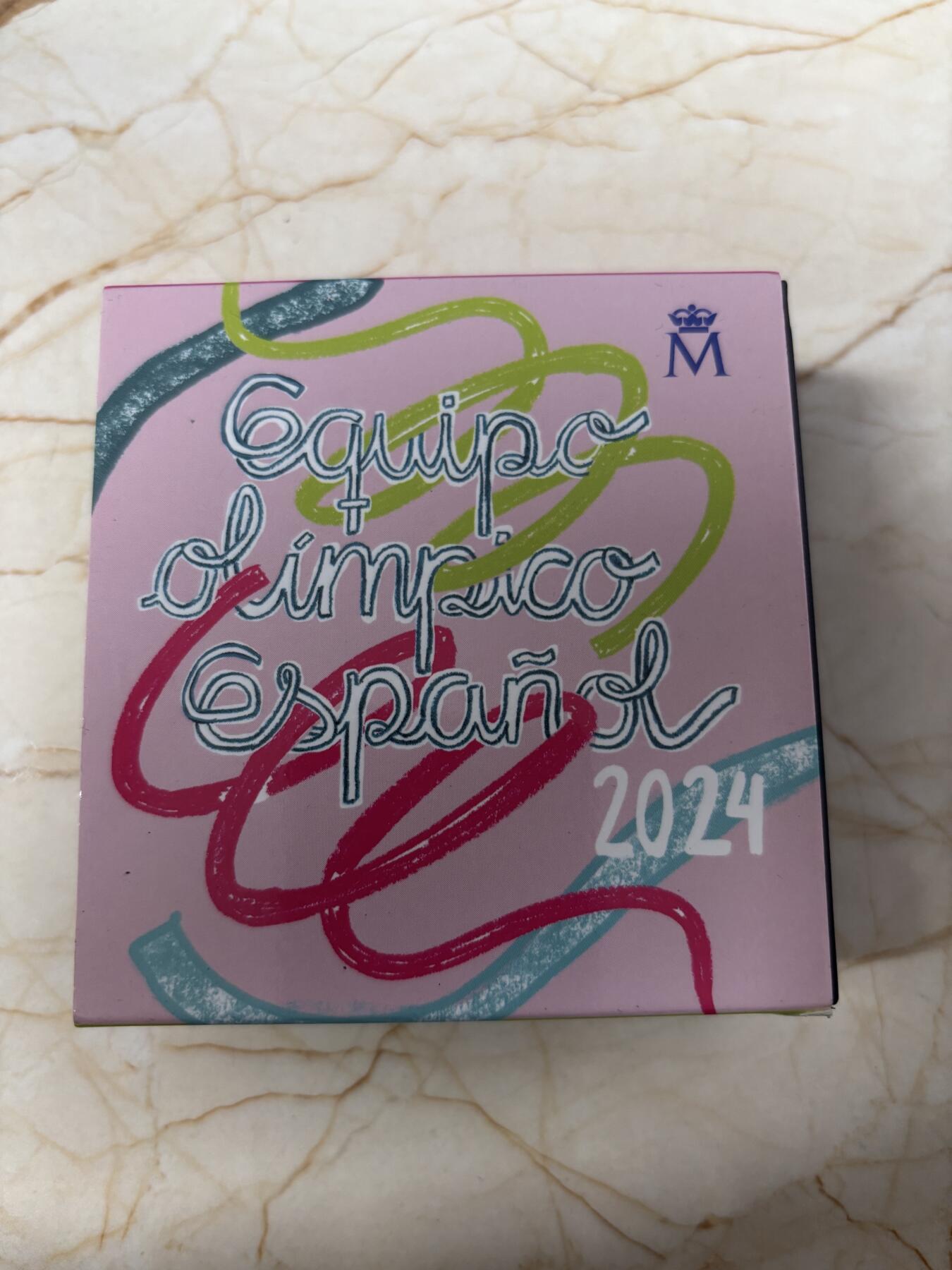 第189期拍卖 西班牙2024年体操彩色10欧精制纪念银币，925银，27克