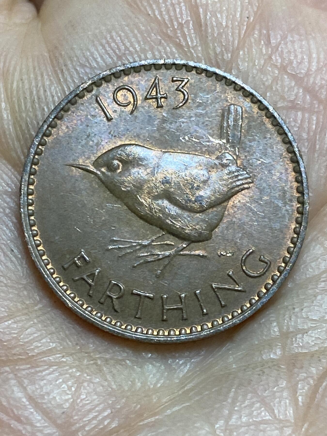 2026年第十四场(总第一百八十三场）外国好品散币场(免佣金) 英国🇬🇧1943年1法新(乔治六世第一版)