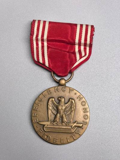 小驴勋章奖章收藏1月31日周六晚六点拍卖（珍爱和平，收藏战争，铭记历史，勿忘国耻，忠党爱国。有偿代拍，送拍规则在简介最后，参拍须阅读规则后再参拍，关系到运费包装发货时效真假辨别等关键信息，拍卖时不再发原图，看大图店主微信码在拍卖店铺介绍里） - 美国陆军良好行为奖章