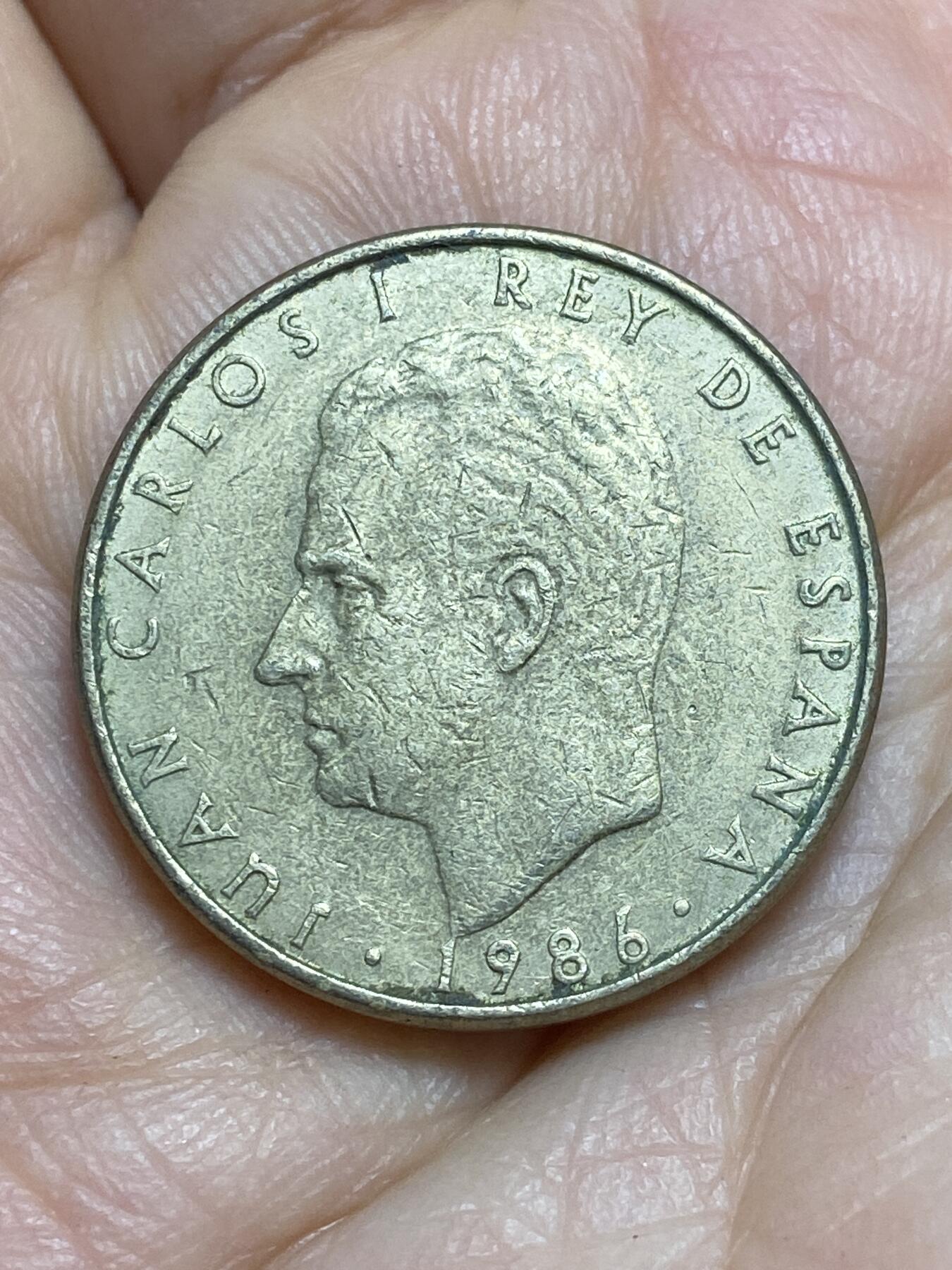 2026年第十四场(总第一百八十三场）外国好品散币场(免佣金) 西班牙🇪🇸1986年100比塞塔(胡安·卡洛斯一世第二版)