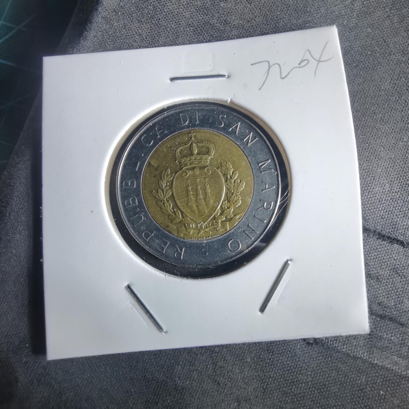 沼泽如烟--第972场 圣马力诺1987年500里拉