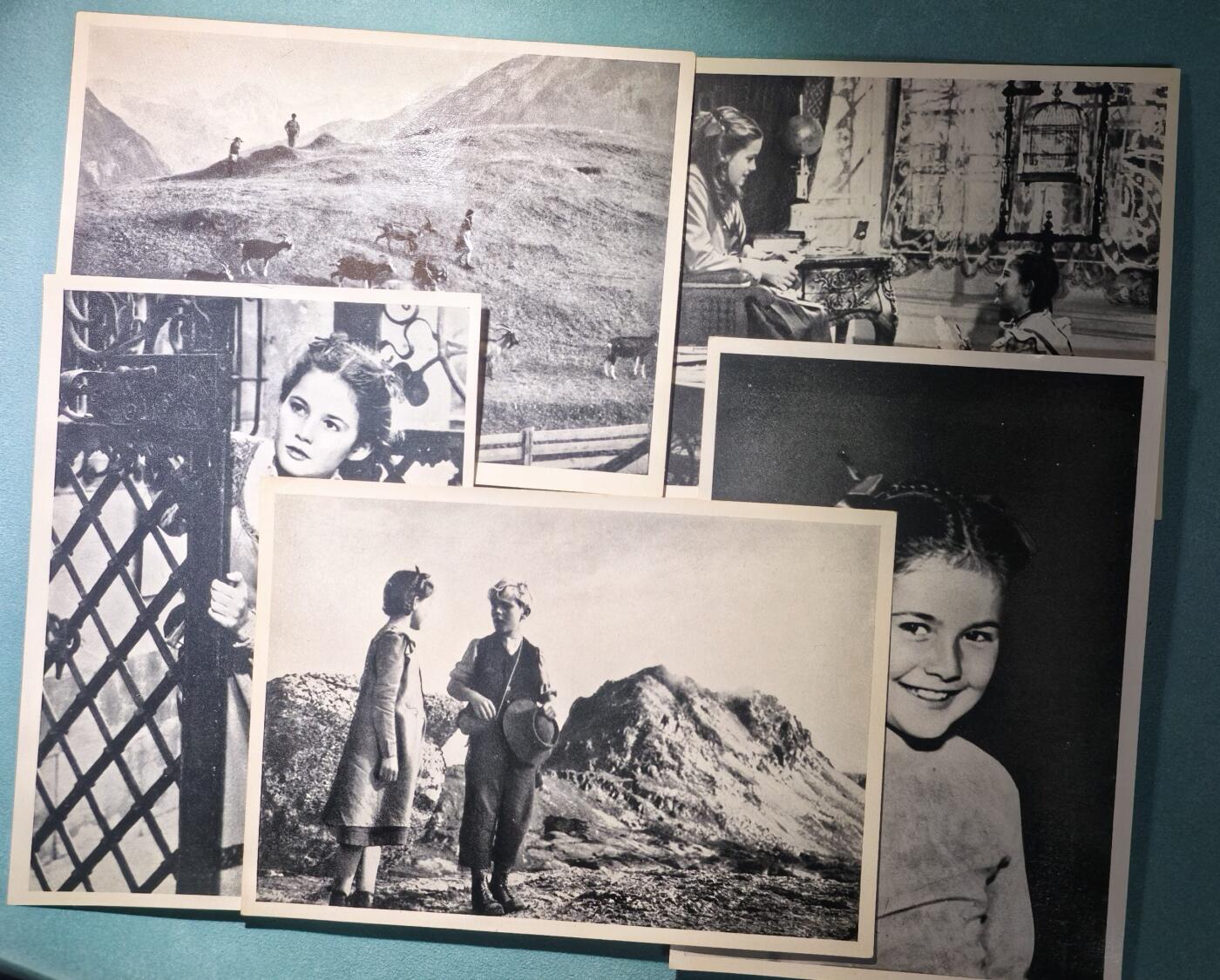 盛世勋华——号角文化勋章邮票专场拍卖第301期 德国（联邦）1950年代宣传卡片 瑞士经典电影《海蒂》 5张