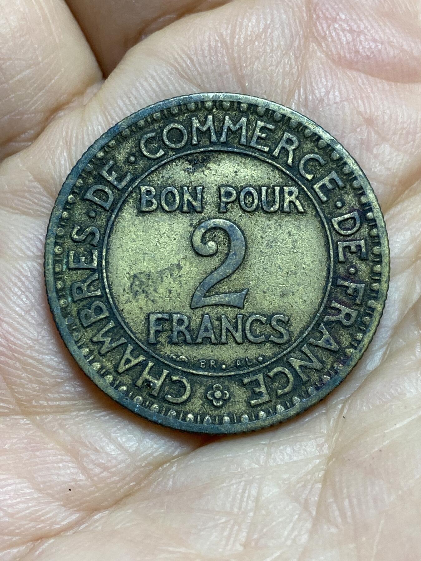 2026年第十四场(总第一百八十三场）外国好品散币场(免佣金) 法兰西第三共和国1922年2法郎