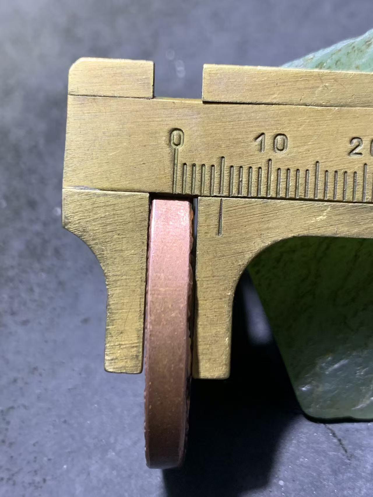 精美紫铜地藏王护身牌一个