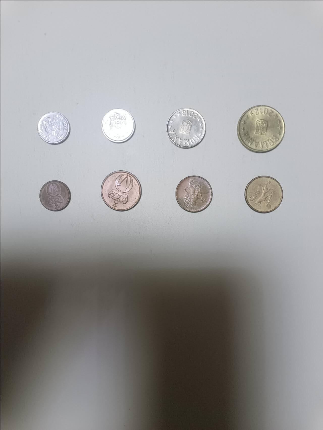 【20260127】非全新纸币和硬币第329场 欧洲国家8枚硬币不同版本