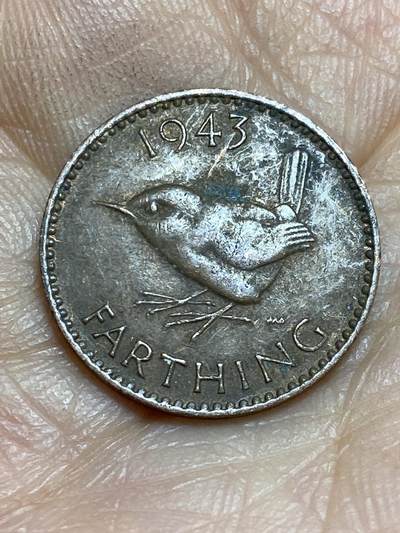 2026年第十四场(总第一百八十三场）外国好品散币场(免佣金) - 英国🇬🇧1943年1法新(乔治六世第一版)