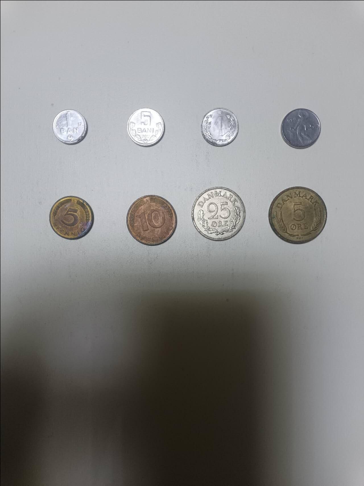 【20260127】非全新纸币和硬币第329场 欧洲国家8枚硬币不同版本