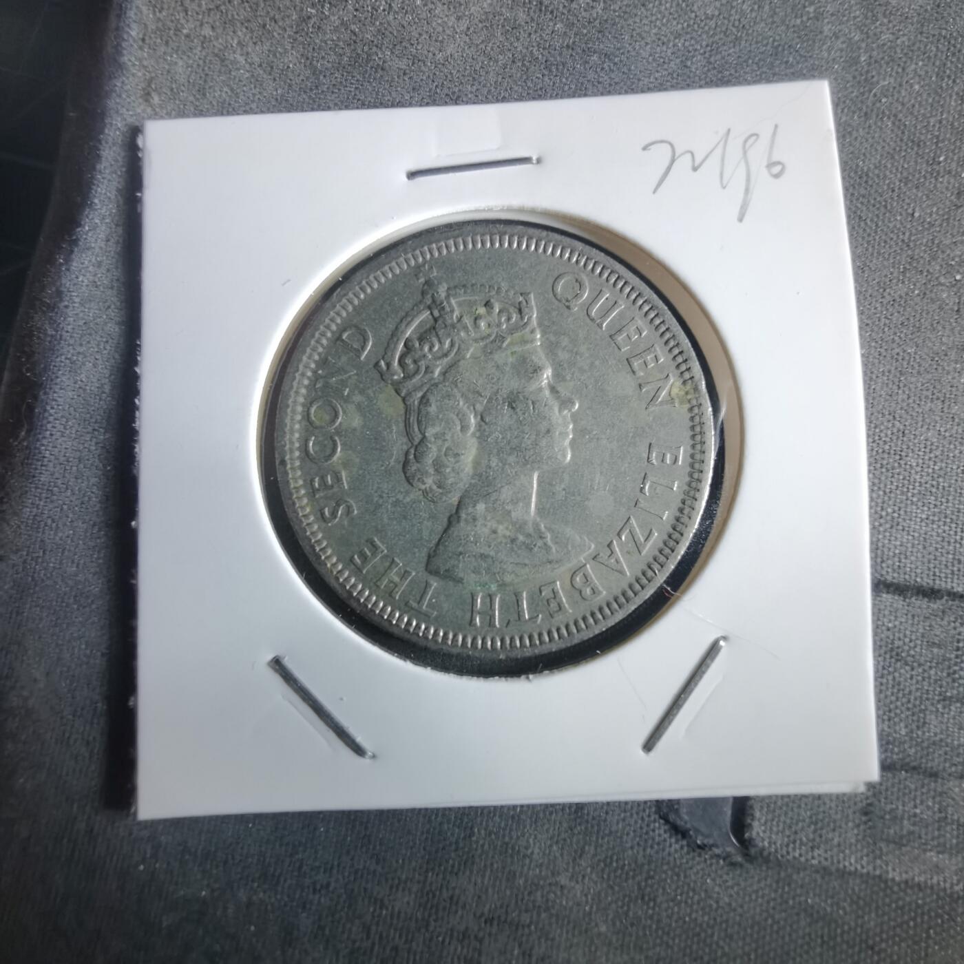 沼泽如烟--第972场 毛里求斯1978年1卢比