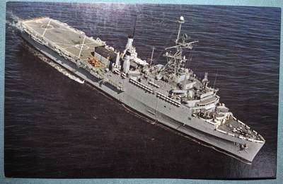 盛世勋华——号角文化勋章邮票专场拍卖第301期 - 美国冷战时期军舰专题明信片 什里夫波特号两栖船坞运输舰（LPD-12）