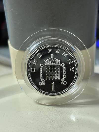 第189期拍卖 - 英国2018年送给新生婴儿的礼物1便士纪念银币，925银，3.56克，发行15000枚