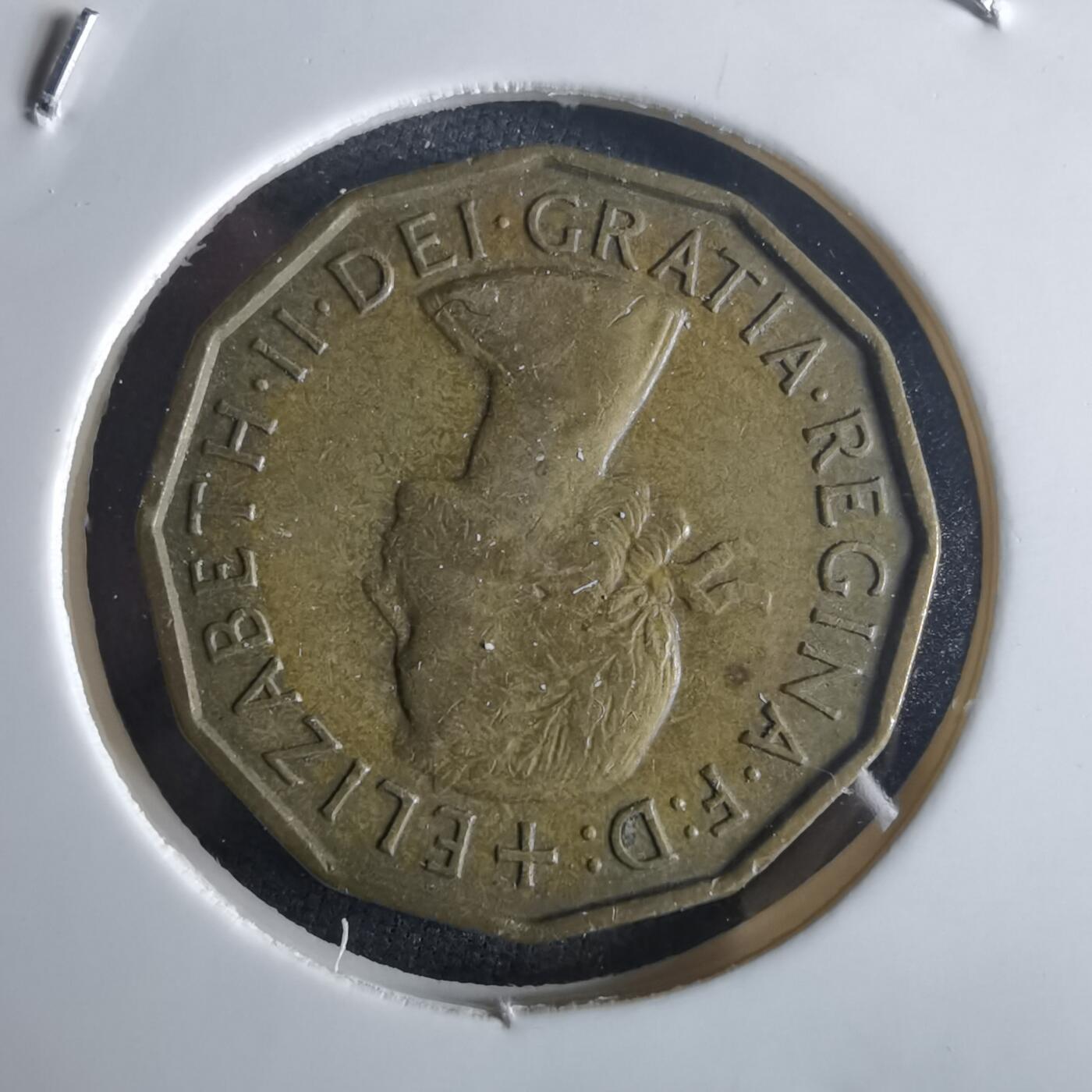 沼泽如烟--第972场 英国1958年3便士