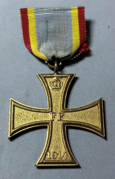 盛世勋华——号角文化勋章邮票专场拍卖第301期 - 德国（一战）梅克伦堡大公国二级军功十字勋章 1914年版