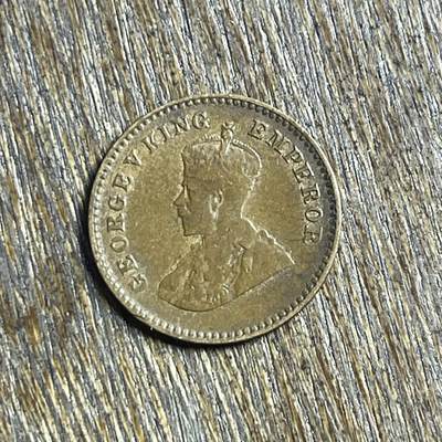 【春节前最后一拍，下一场3.3号】★第139场★散币场。不寄存，30包邮。不满30元，支付5元运费。《接受代拍 代送NGC评级》 - 75【无寄存】1920 英属 印度 1/12 乔五 铜币