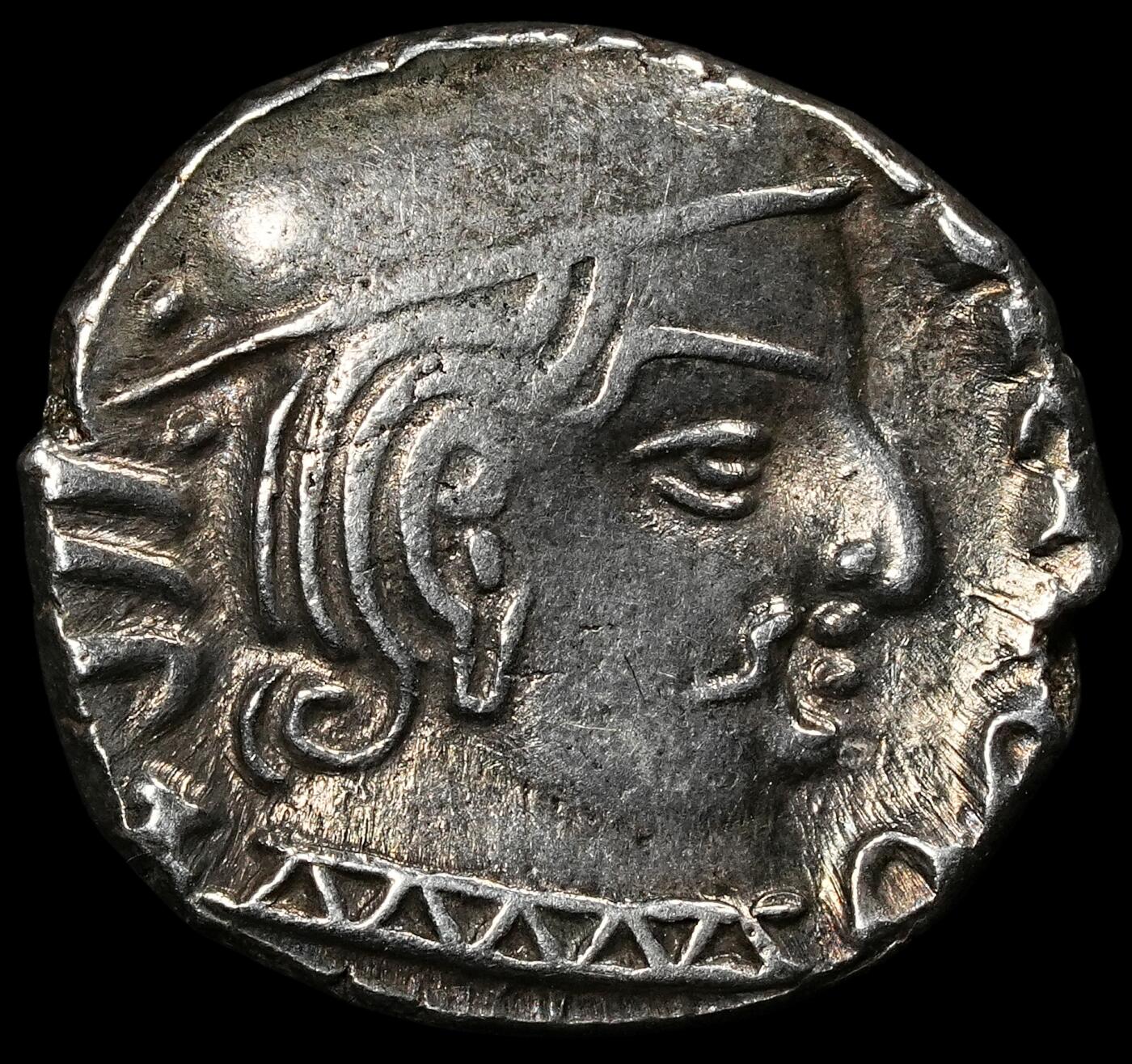 修遠堂世界钱币第102期 古印度-西郡太守银币，2.71g