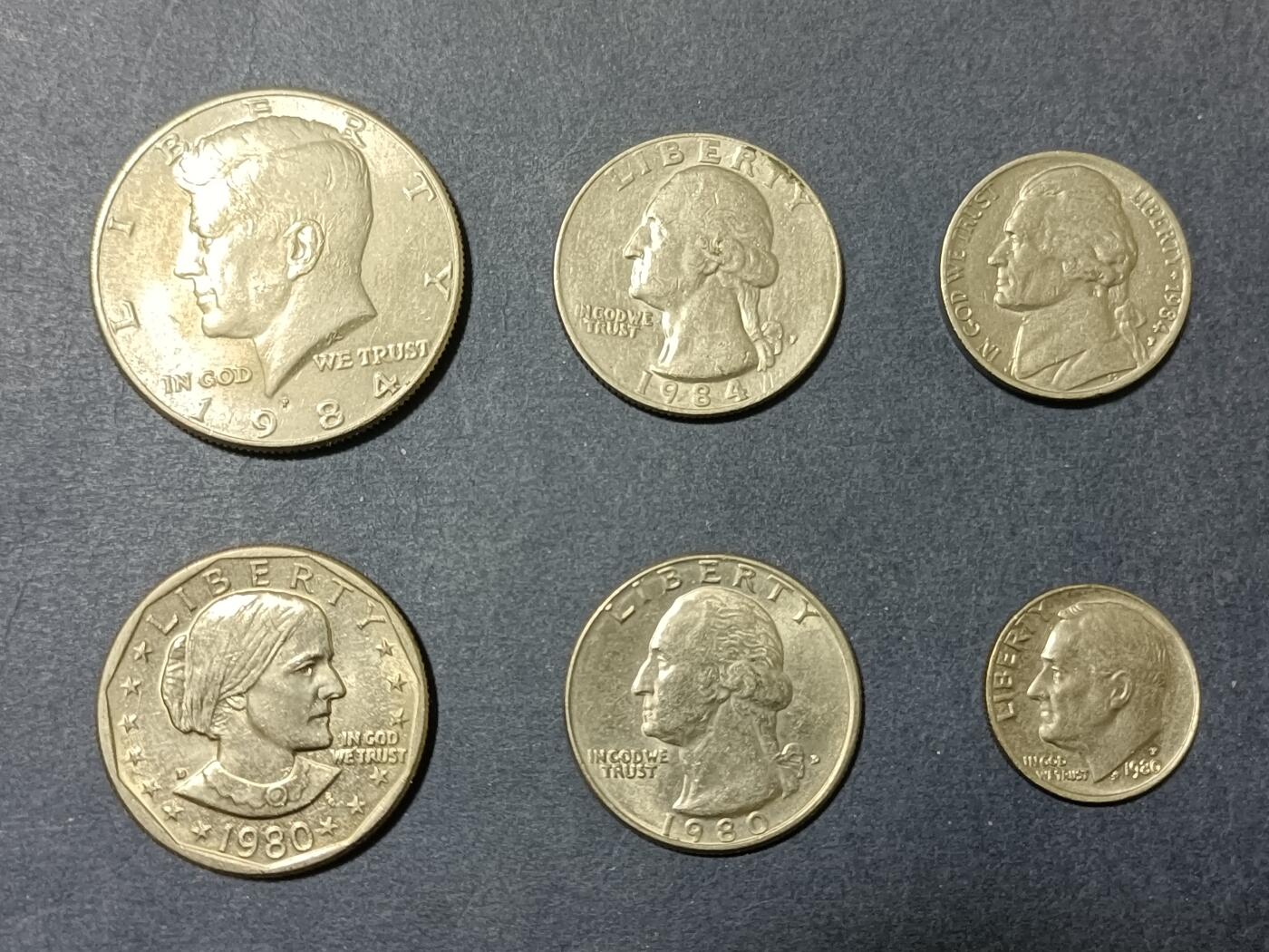 【游宝包邮场】乙巳蛇年第111期 周六集拍 美国 1980年/1984年 